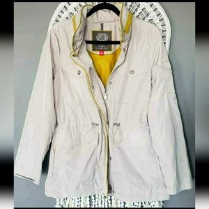 Vincent Camuto Oyster Charteuse Cinched Waist Jacket Size Medium